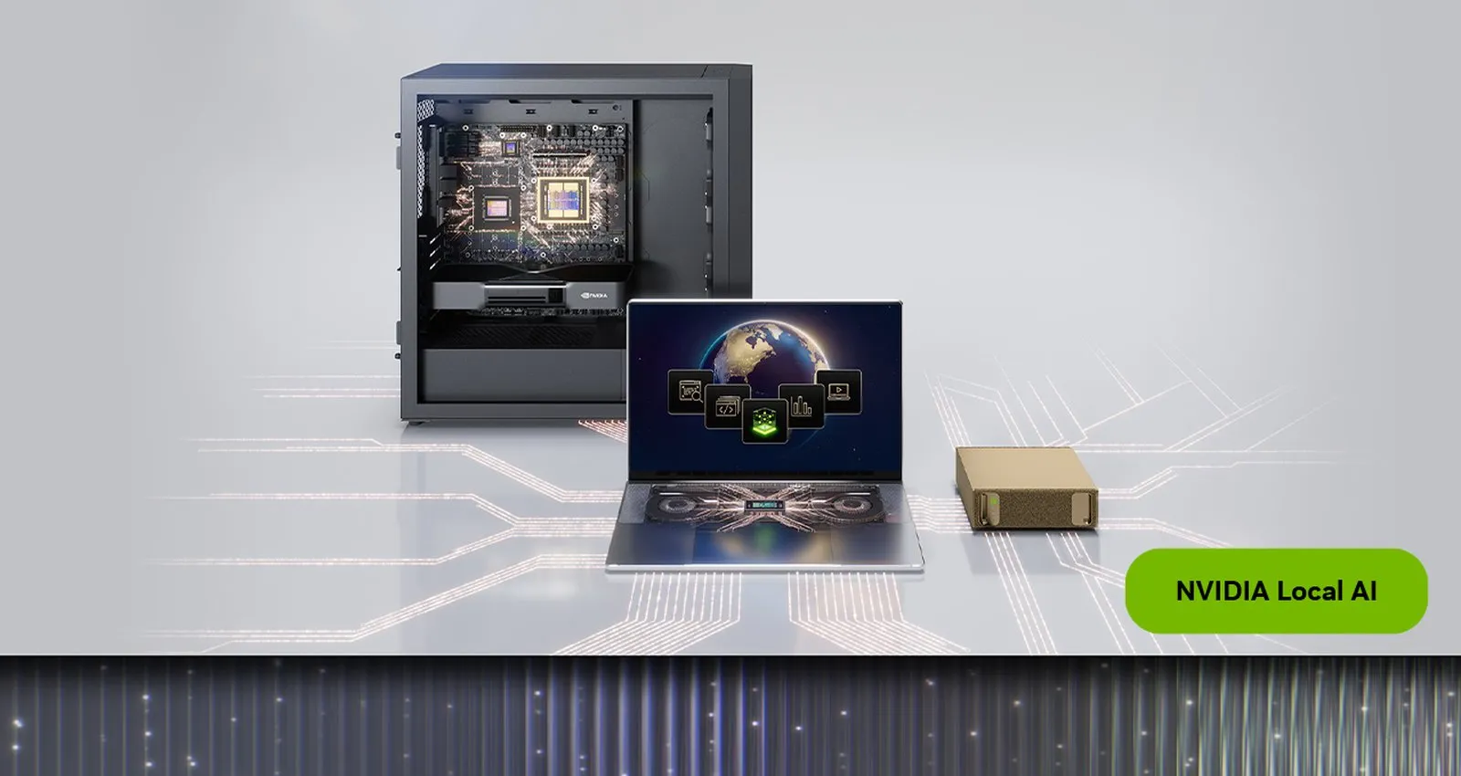 NVIDIA GTC 현장에서 발표된 로컬 AI 에이전트 하드웨어 및 모델 생태계 (출처: NVIDIA)